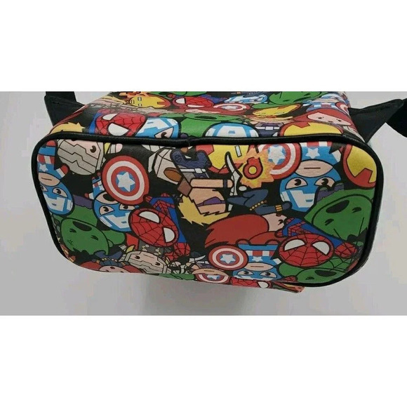 Loungefly OG Marvel Chibi Avengers Mini Backpack Black Widow Captain America EUC - Picture 11 of 16